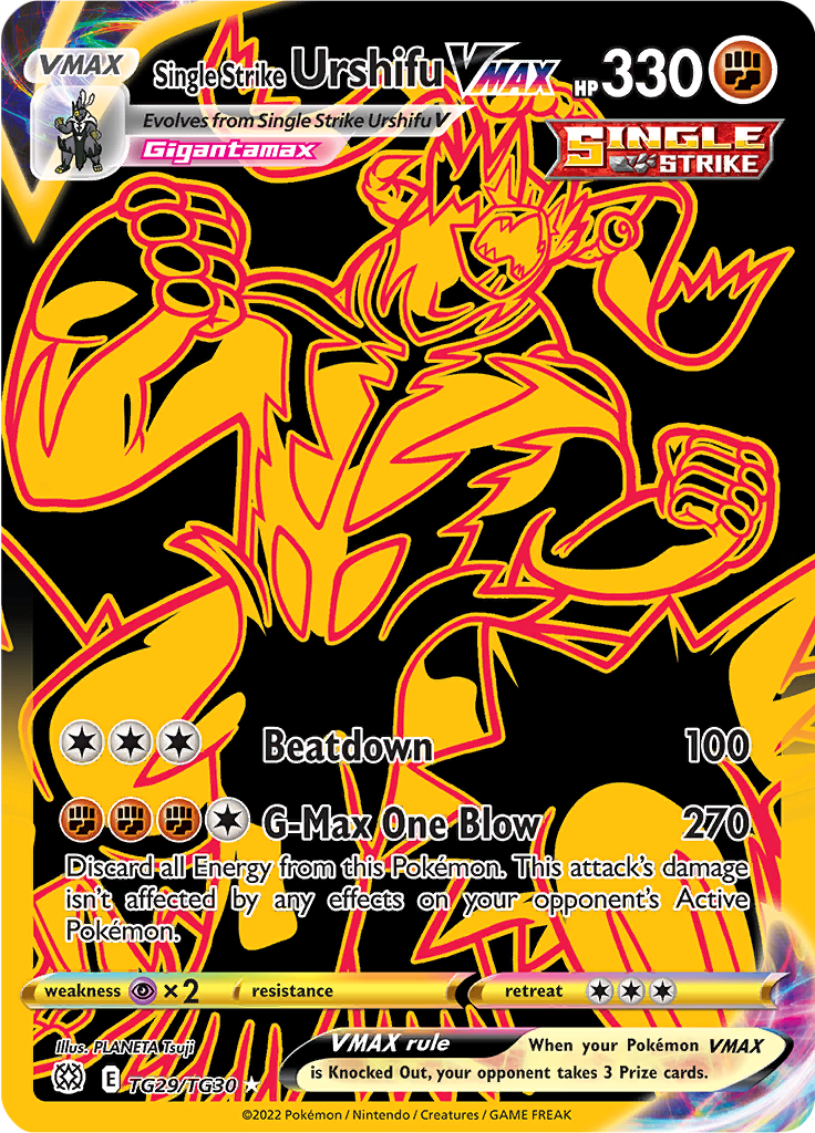 Single Strike Urshifu VMAX (BRS:TG TG29/30)