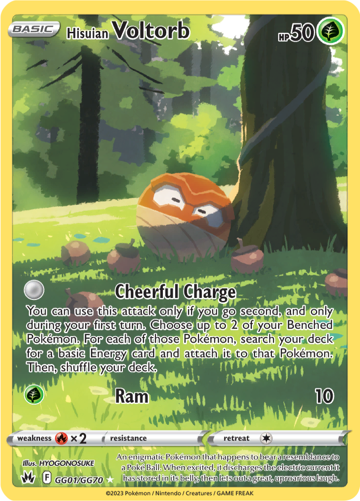 Hisuian Voltorb (CRZ:GG GG01/70)