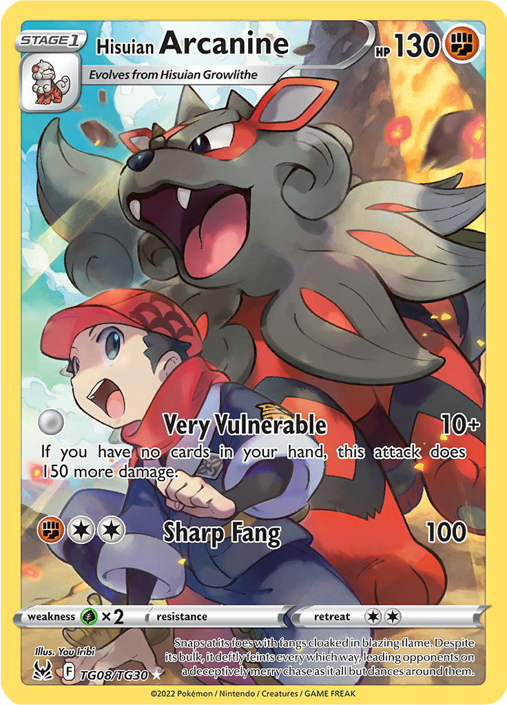 Hisuian Arcanine (LOR:TG TG08/30)