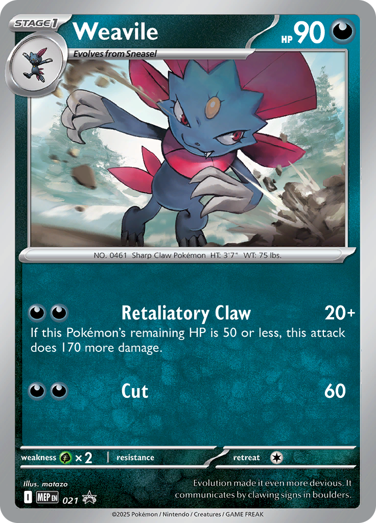 Weavile (MEP 021)
