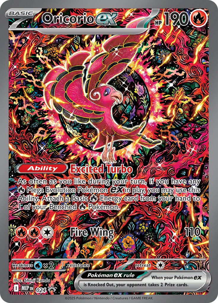 Oricorio EX (MEP 024)