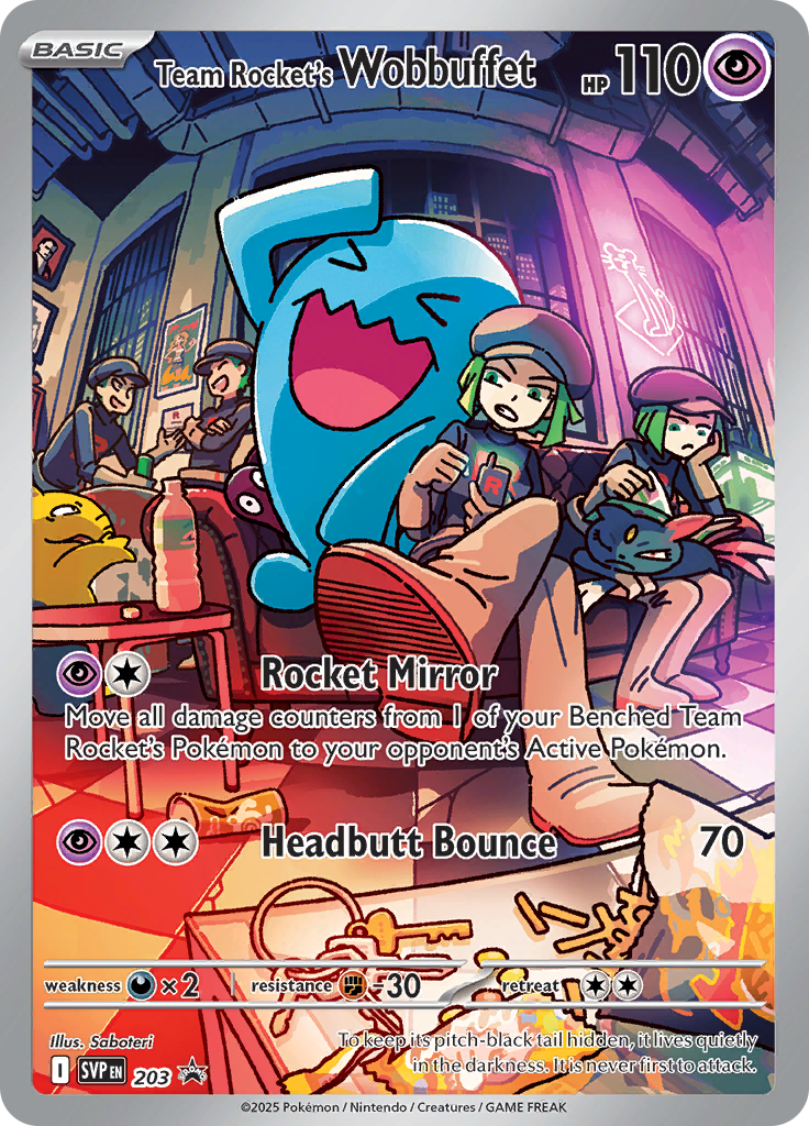 Team Rocket's Wobbuffet (SVP 203/225)