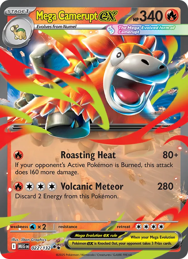 Mega Camerupt EX (MEG 022/132)