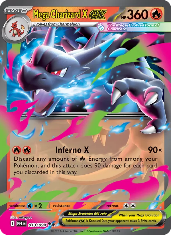 Mega Charizard X EX (PFL 013/94)