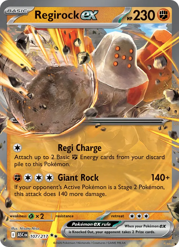 Regirock EX (ASC 107/217)