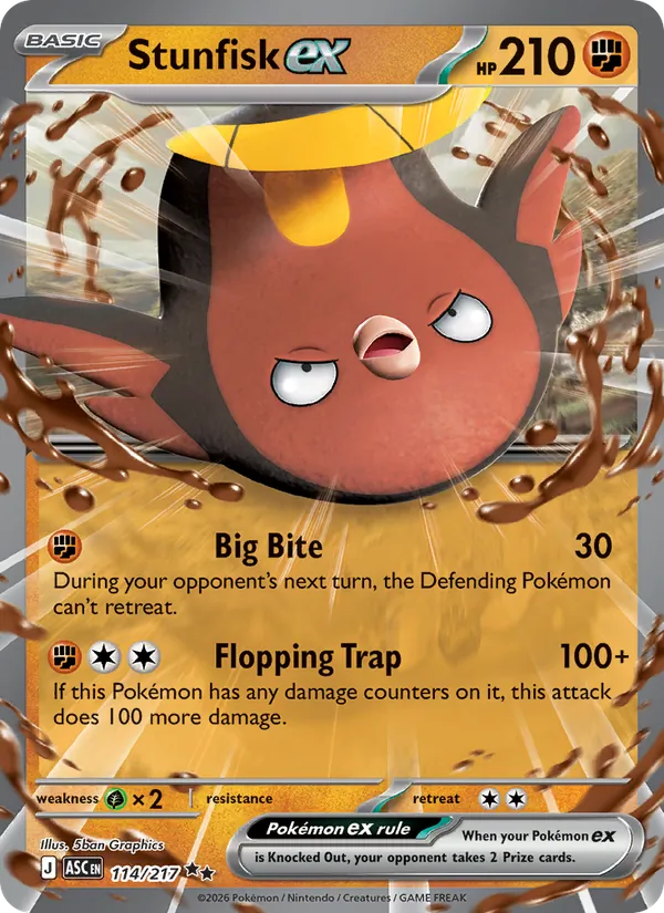 Stunfisk EX (ASC 114/217)
