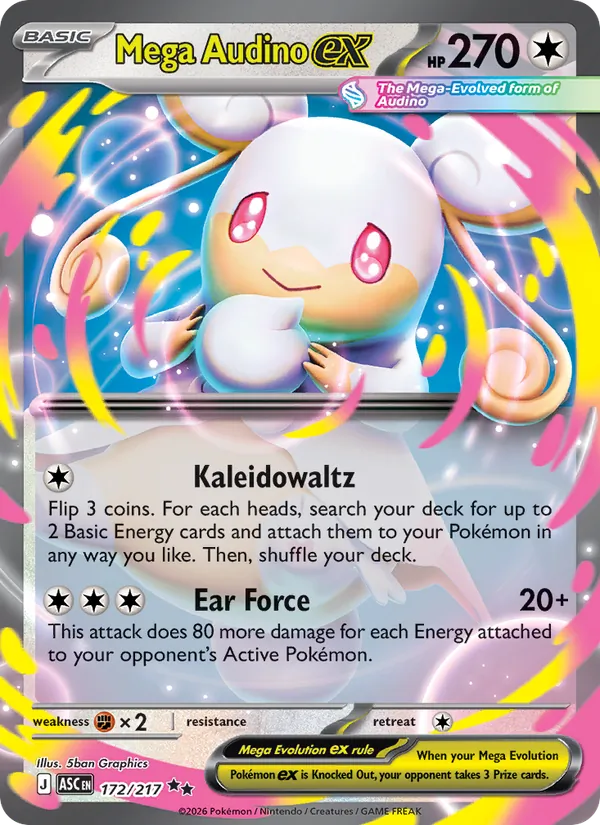 Mega Audino EX (ASC 172/217)