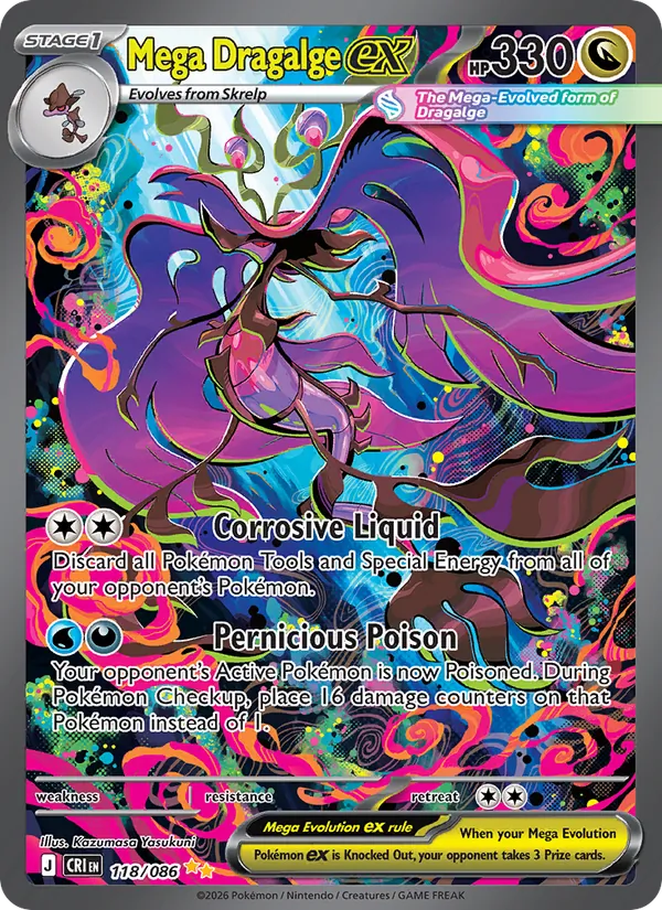 Mega Dragalge EX (CRI 118/86)