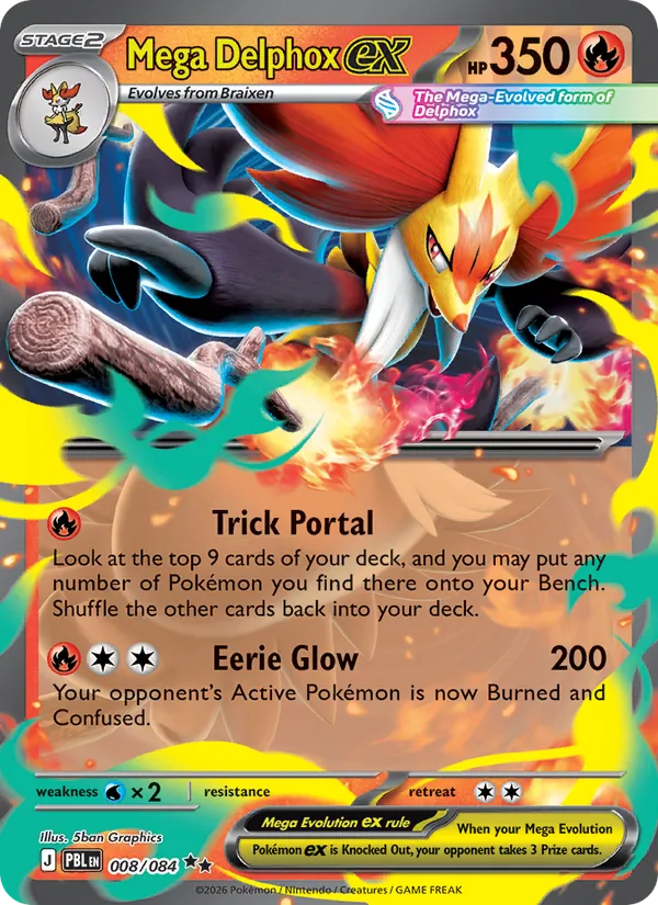 Mega Delphox EX (PBL 008/84)