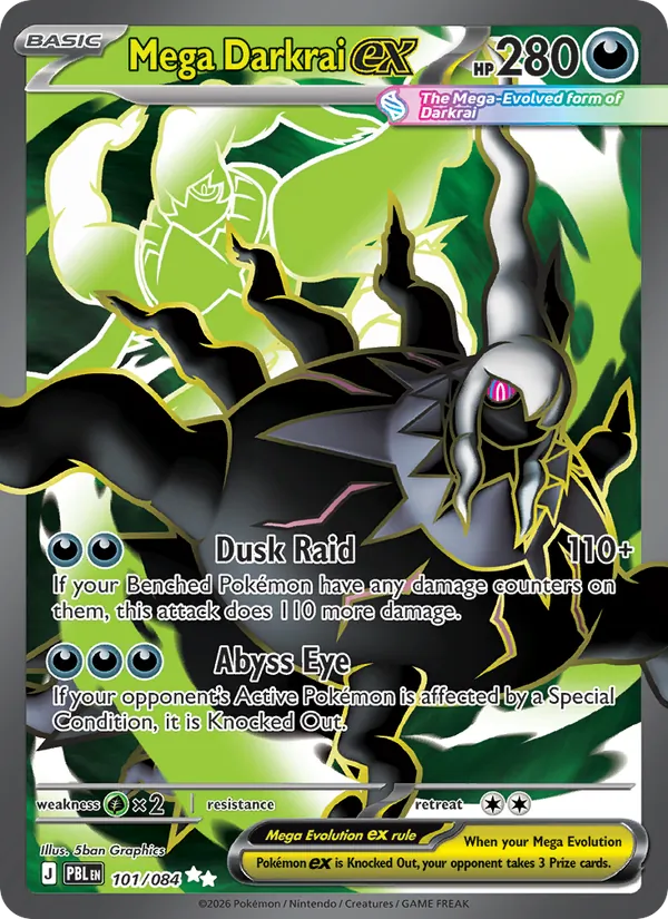 Mega Darkrai EX (PBL 101/84)