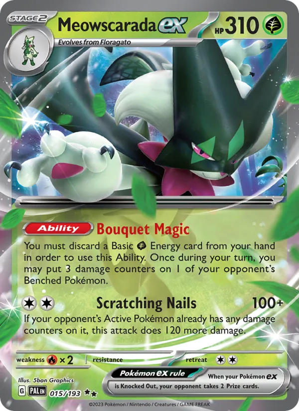 Meowscarada EX (PAL 015/193)