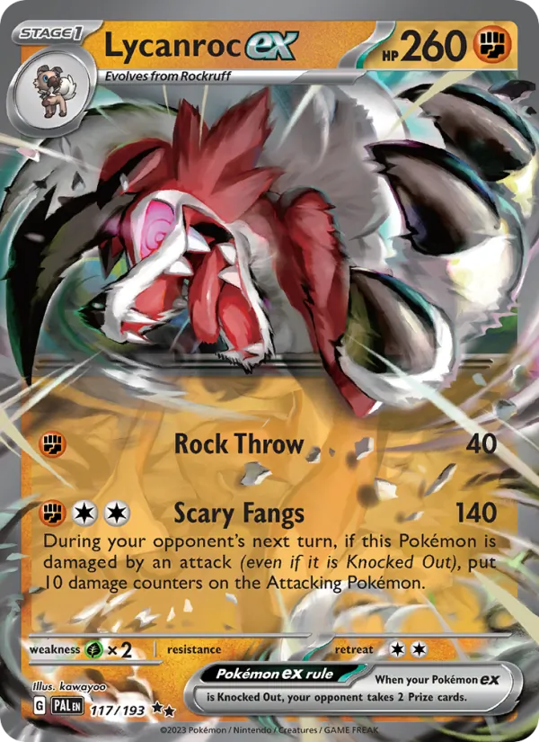 Lycanroc EX (PAL 117/193)