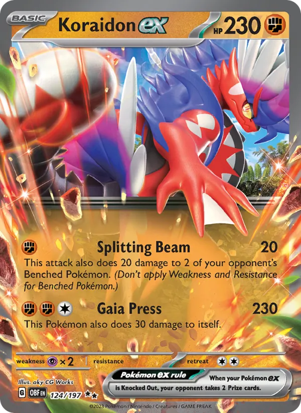 Koraidon EX (OBF 124/197)
