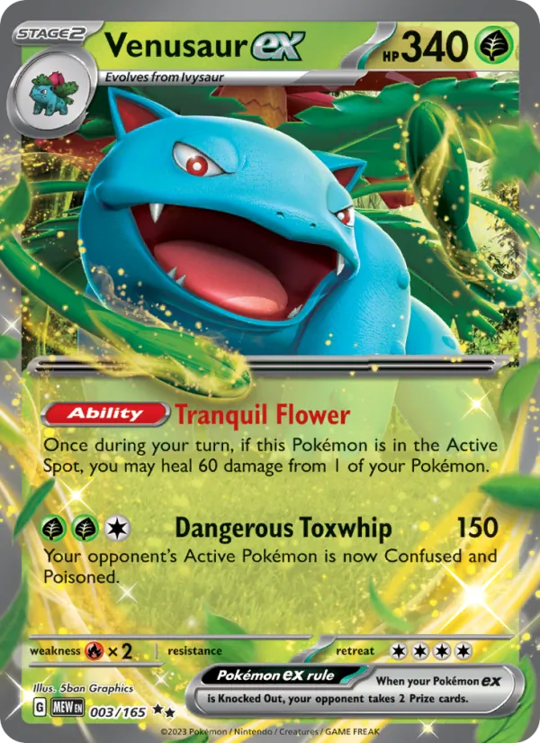Venusaur EX (MEW 003/165)