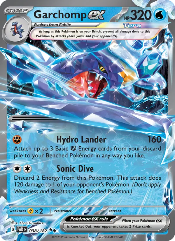 Garchomp EX (PAR 038/182)