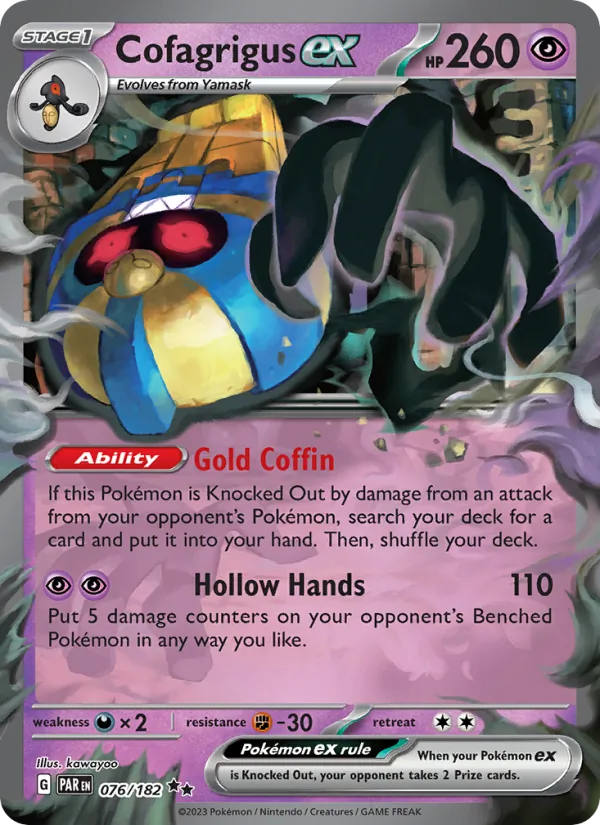 Cofagrigus EX (PAR 076/182)