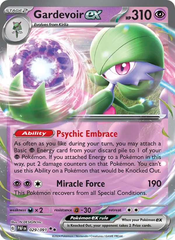 Gardevoir EX (PAF 029/91)