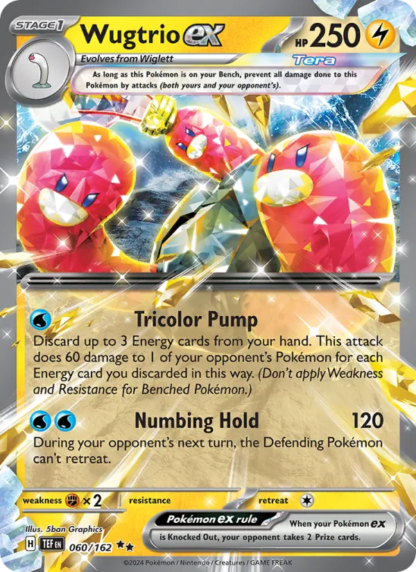 Wugtrio EX (TEF 060/162)