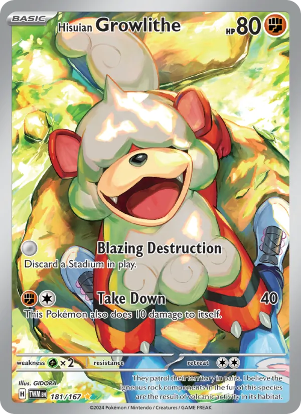 Hisuian Growlithe (TWM 181/167)