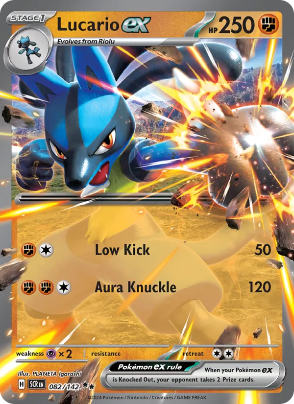 Lucario EX (SCR 082/142)