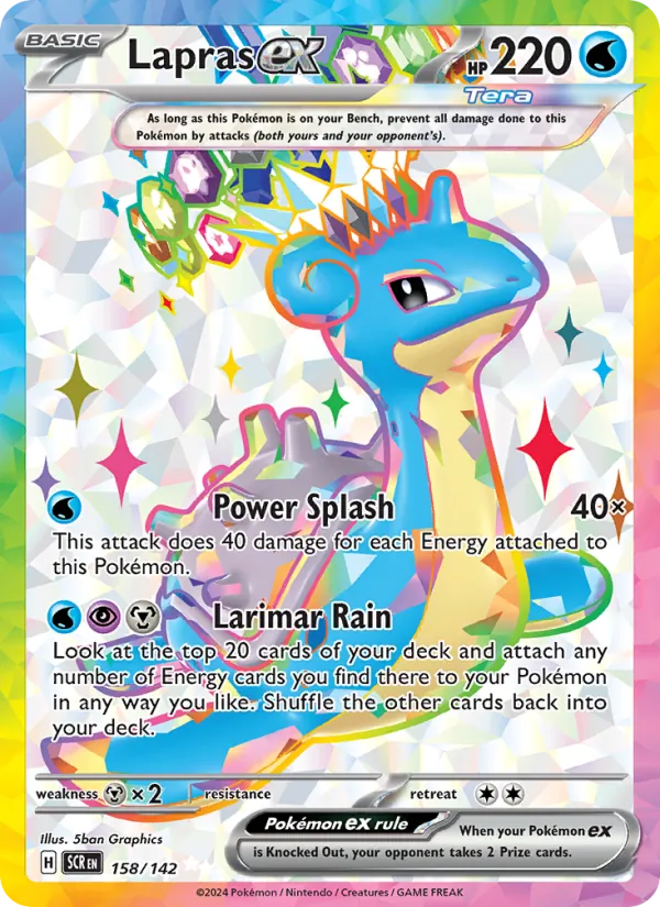 Lapras EX (SCR 158/142)
