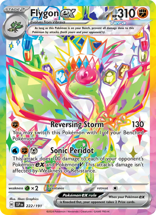 Flygon EX (SSP 222/191)