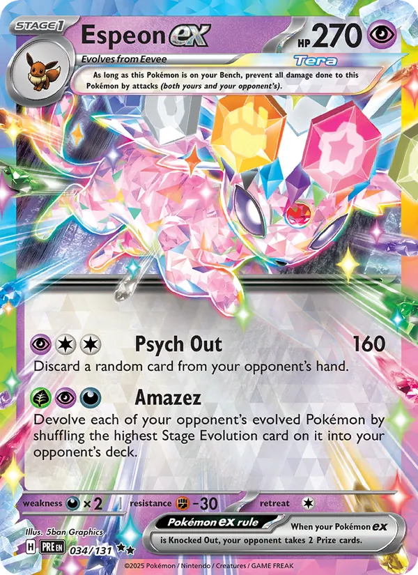 Espeon EX (PRE 034/131)