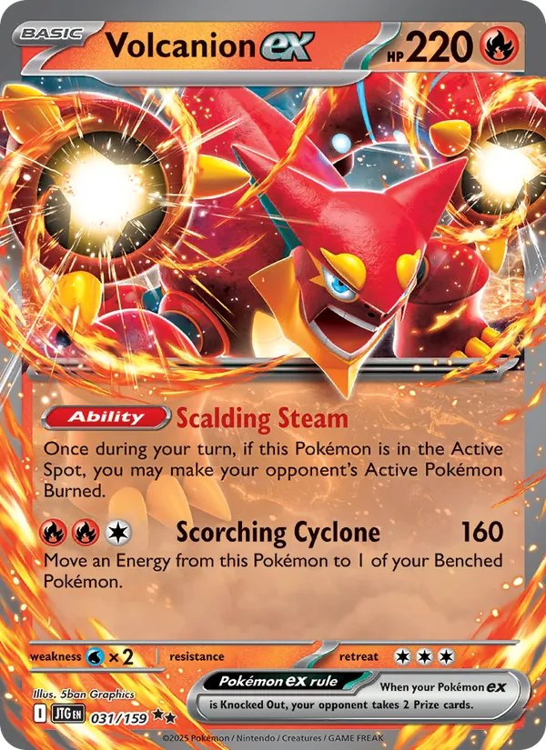 Volcanion EX (JTG 031/159)