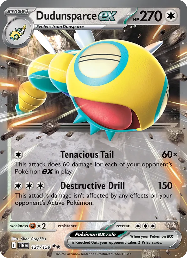 Dudunsparce EX (JTG 121/159)