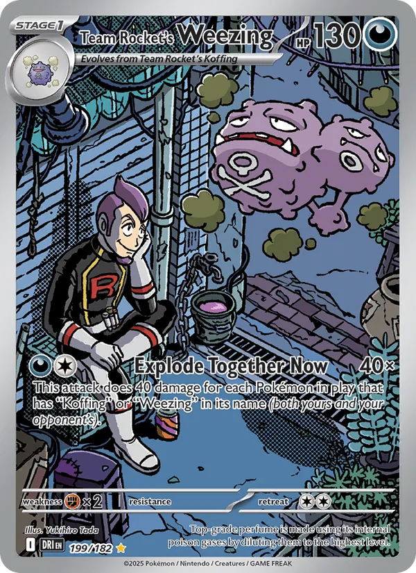 Team Rocket's Weezing (DRI 199/182)
