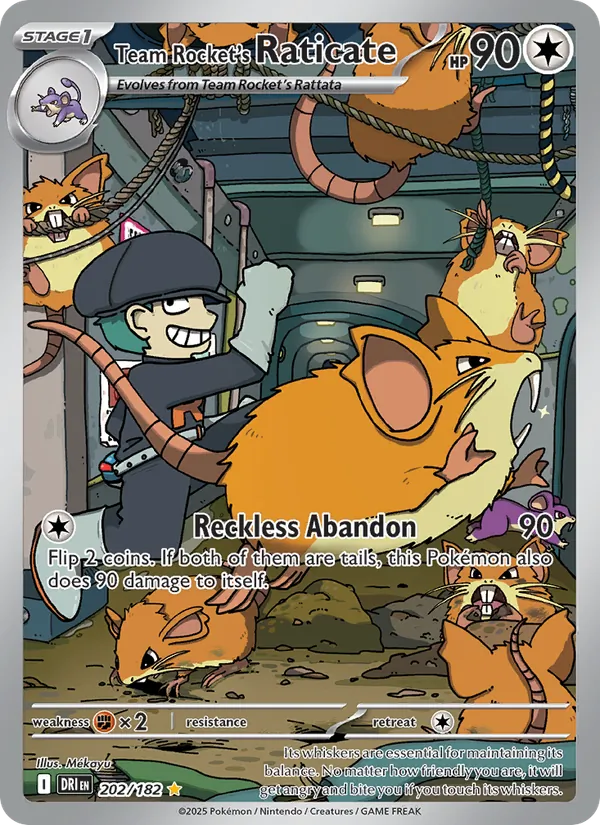 Team Rocket's Raticate (DRI 202/182)