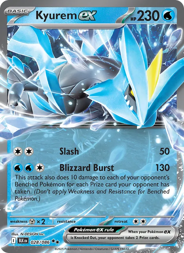 Kyurem EX (BLK 028/86)