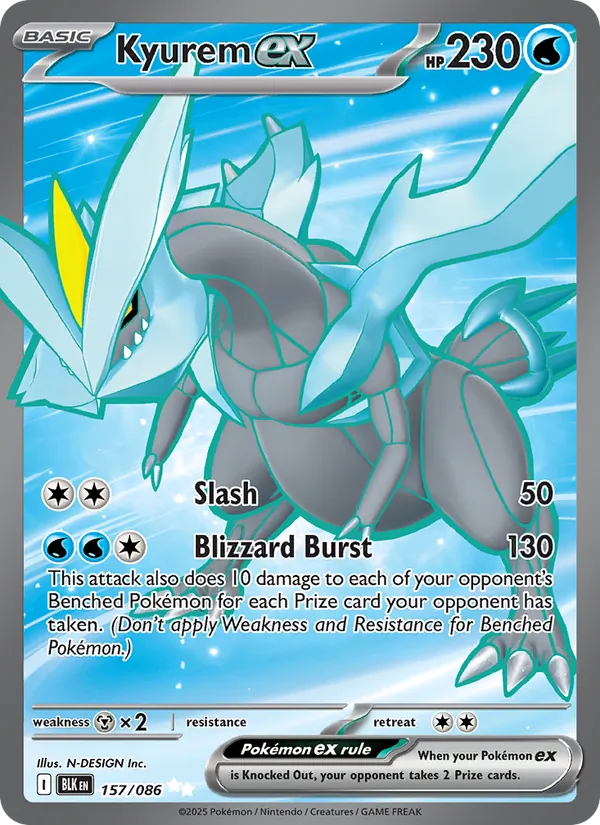 Kyurem EX (BLK 157/86)