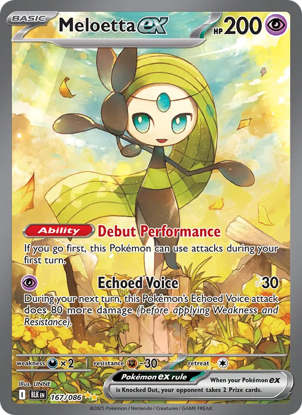 Meloetta EX (BLK 167/86)