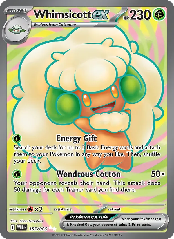 Whimsicott EX (WHT 157/86)