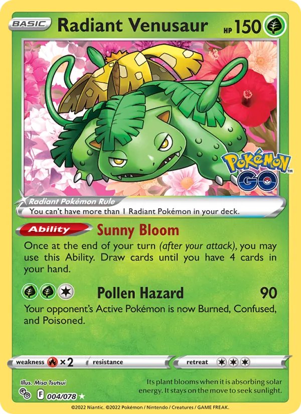 Radiant Venusaur (PGO 004/78)