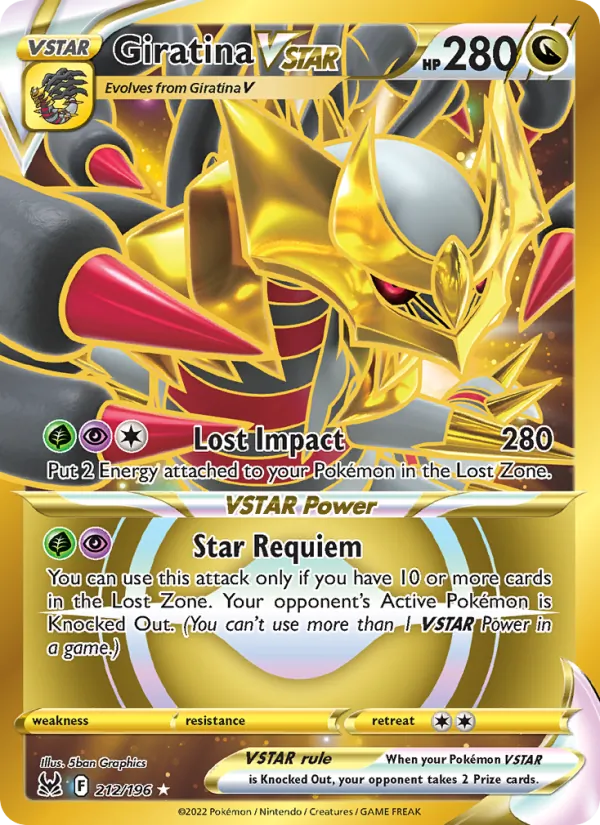 Giratina VSTAR (LOR 212/196)