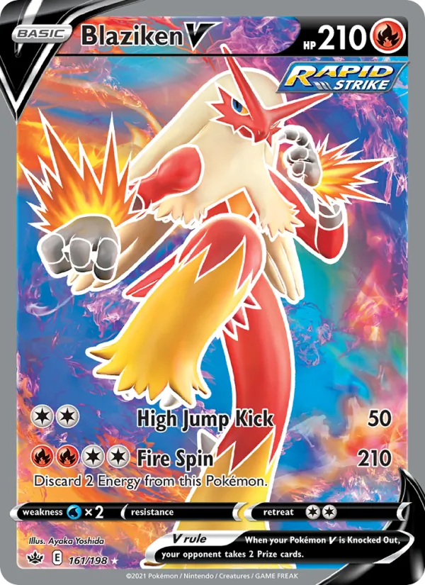 Blaziken V (CRE 161/198)