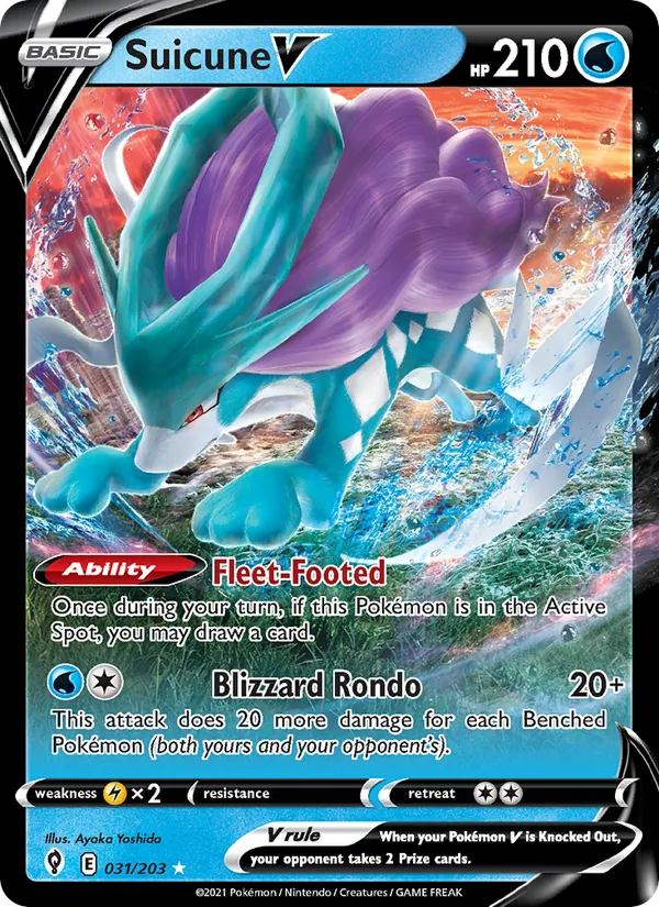 Suicune V (EVS 31/203)
