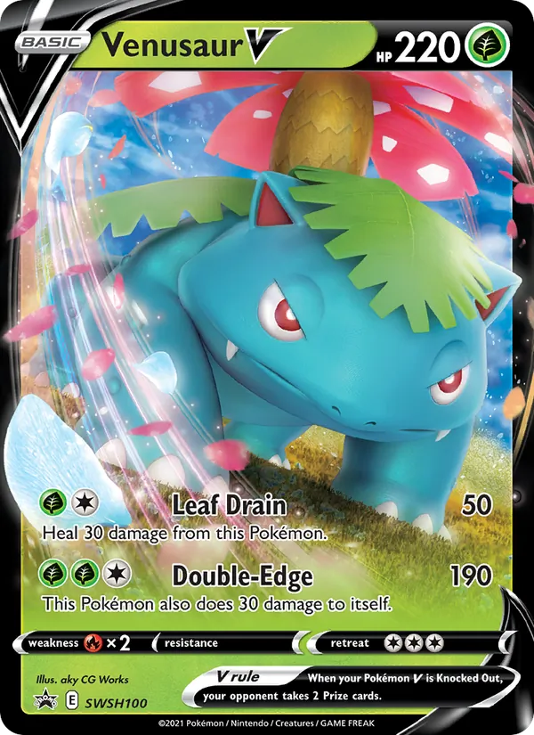 Venusaur V (SWSHP SWSH100/307)