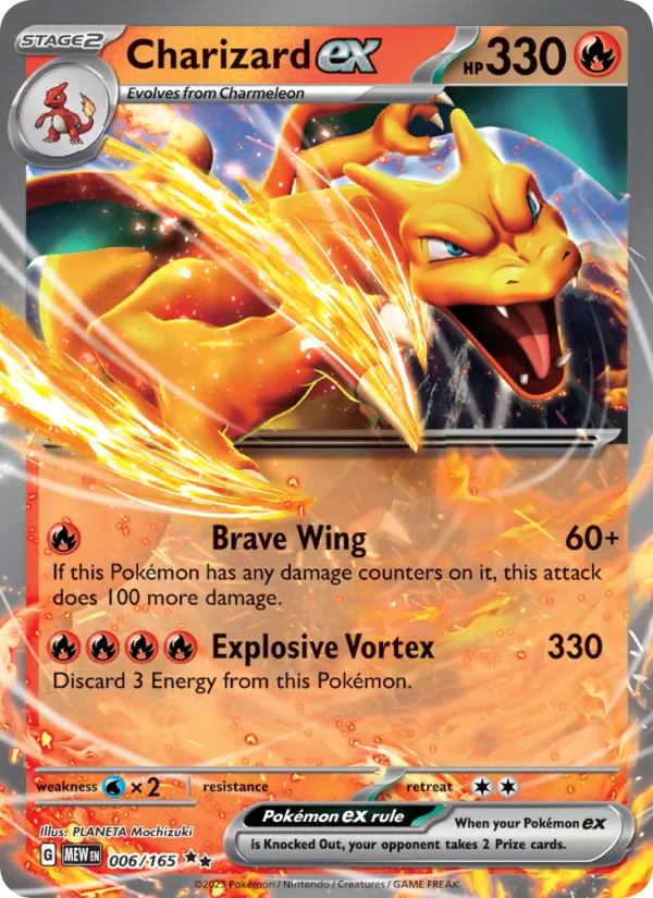 Charizard EX (MEW 006/165)