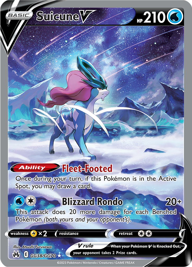 Suicune V (CRZ:GG GG38/70)