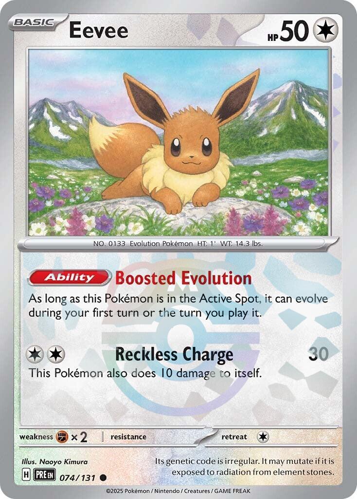 Eevee (PRE 074/131) - Master Ball Reverse Holo