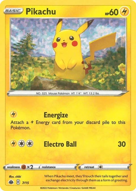 Pikachu (MCD22 7/15)