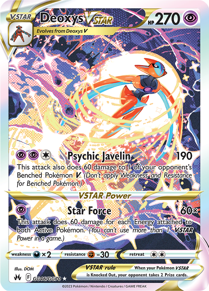 Deoxys VSTAR (CRZ:GG GG46/70)