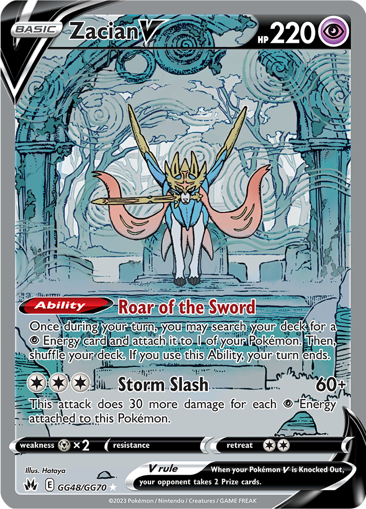 Zacian V (CRZ:GG GG48/70)