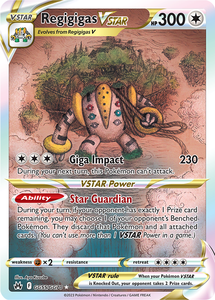 Regigigas VSTAR (CRZ:GG GG55/70)
