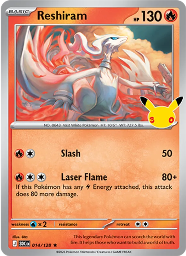 Reshiram (30C 014/128)
