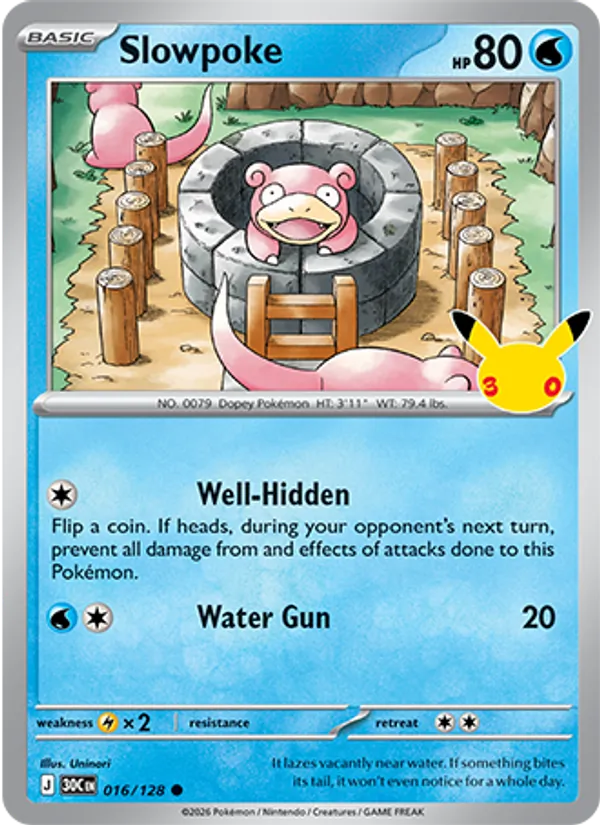 Slowpoke (30C 016/128)