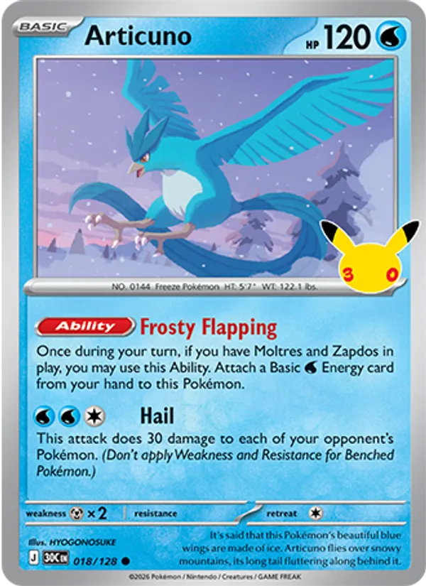 Articuno (30C 018/128)